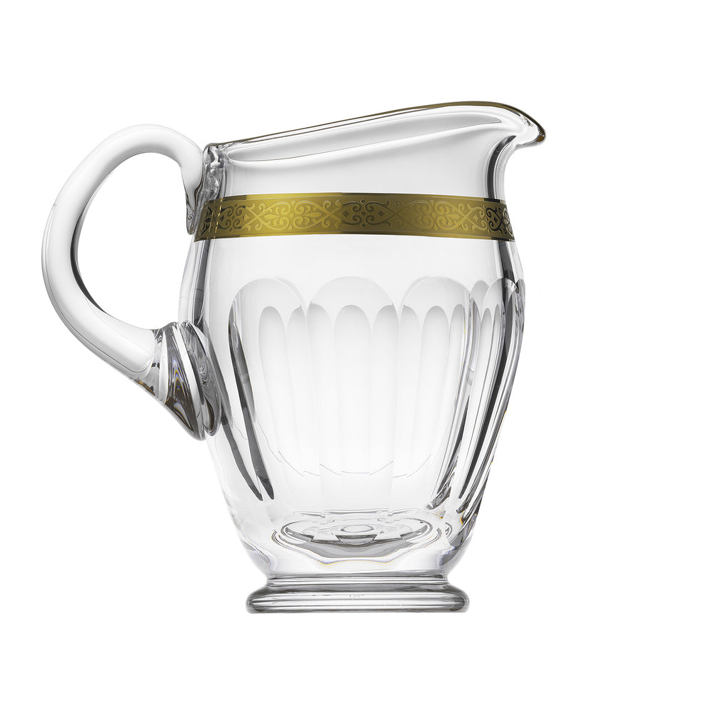 Lady Hamilton Gold Etch Water Jug, 1500 ml by Moser