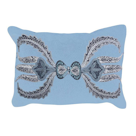 Lalea Lumbar Pillow Blue By Bunny Williams Home