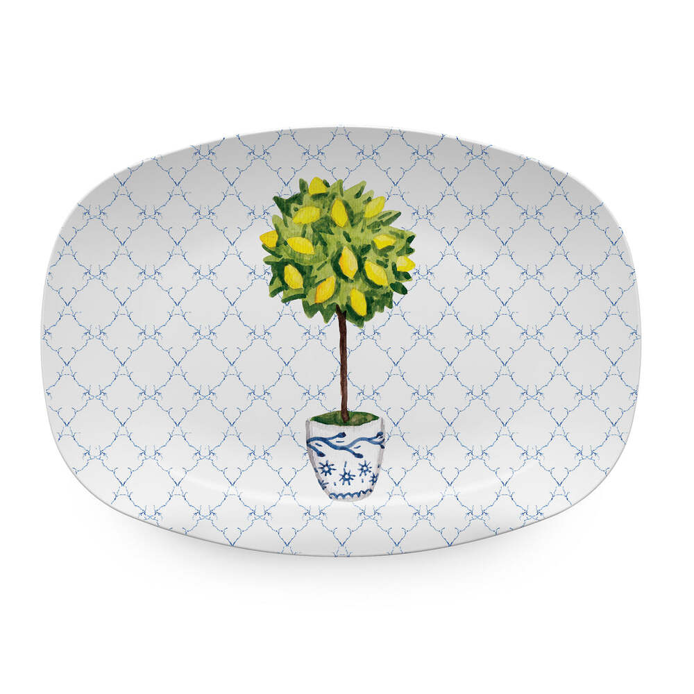 Lemon Topiary Platter by Mariposa