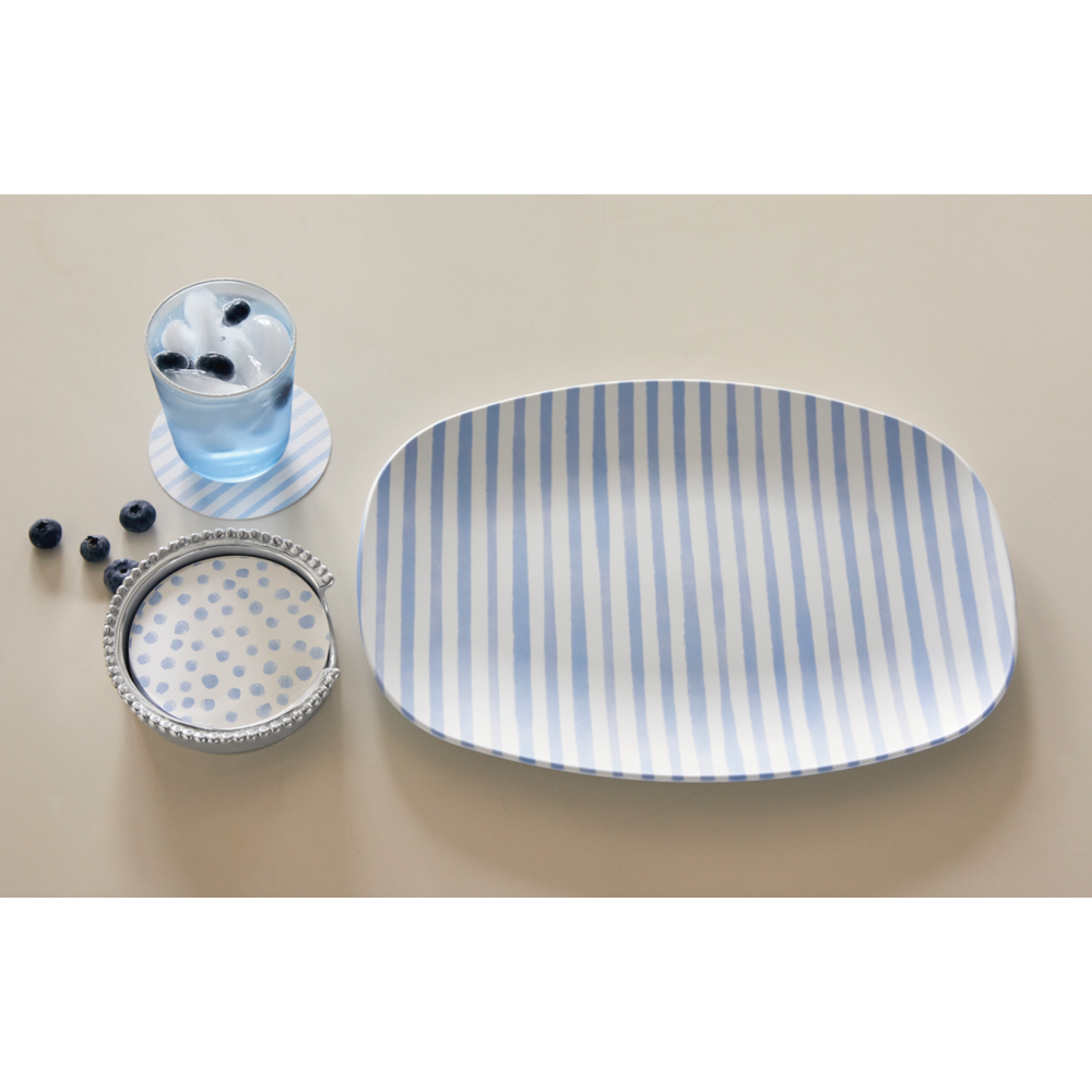 Simple Stripes Platter by Mariposa Additional Image-2