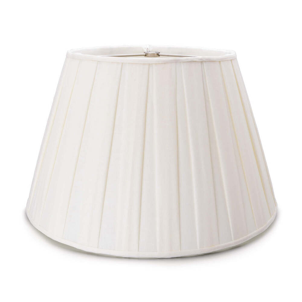 Linen Pembroke Pleated Shade - Snow by Simon Pearce Additional Image-3