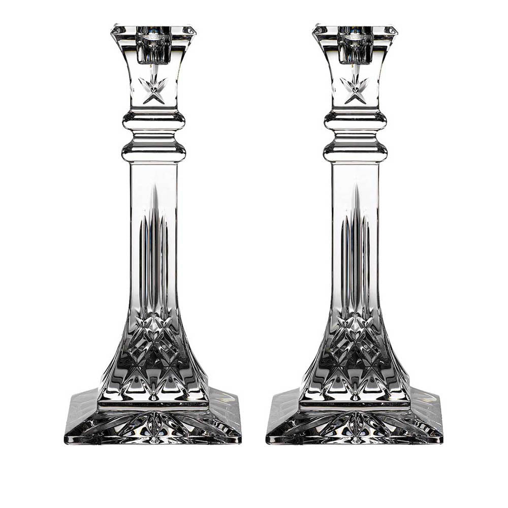 Lismore 10" Candlestick, Pair by Waterford
