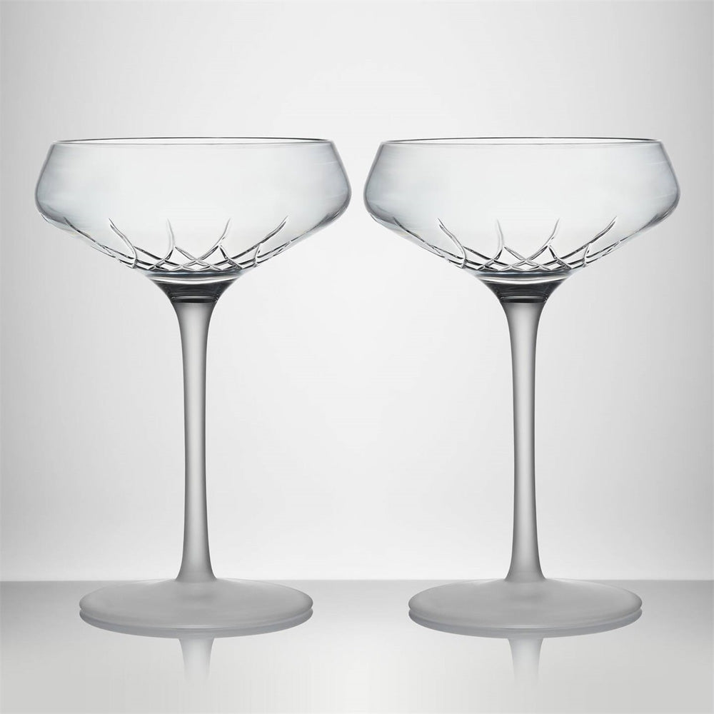 Lismore Arcus Coupe 8.5oz - Set of 2 by Waterford