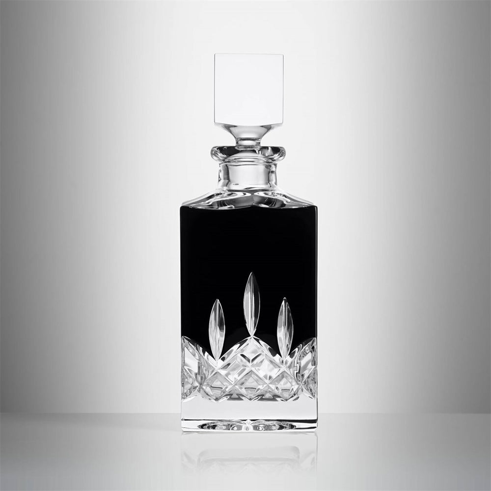 Lismore Black Square Decanter by Waterford