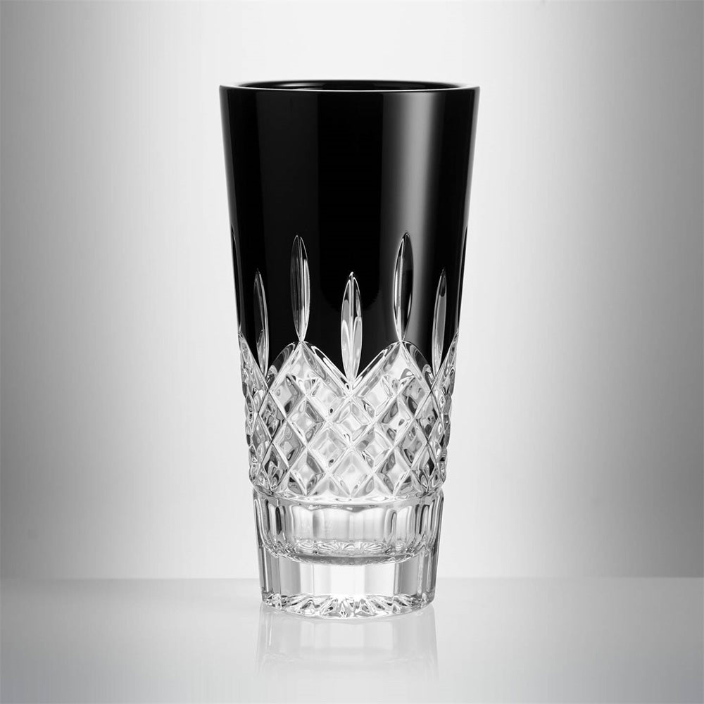 Lismore Black Vase 10" by Waterford
