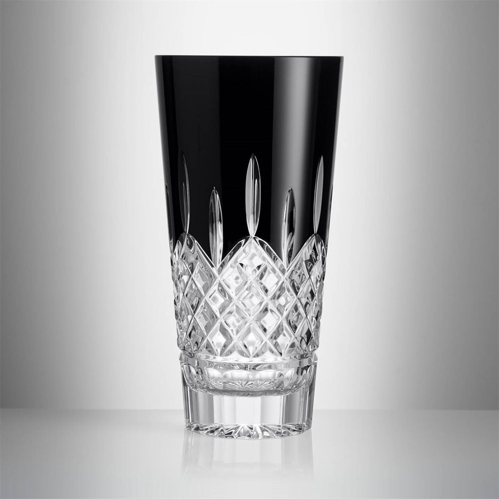 Lismore Black Vase 12" by Waterford