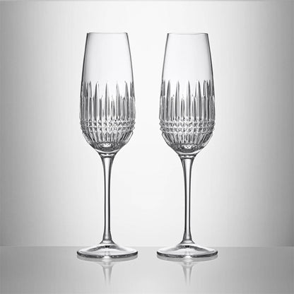 Lismore Diamond Essence Flute 10.5oz Set of 2 by Waterford
