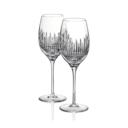 Lismore Diamond Essence White Wine Glass Medium 15.5oz Set of 2 by Waterford Additional Image 1