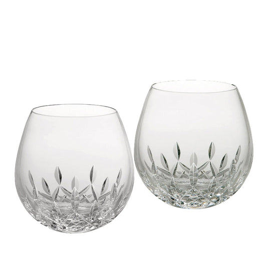 Lismore Essence Stemless Light Red Wine Glass - Pair by Waterford