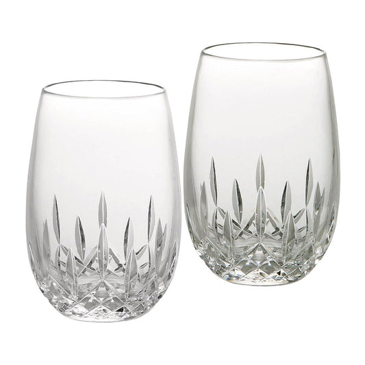Lismore Essence Stemless White Wine Glass - Pair by Waterford