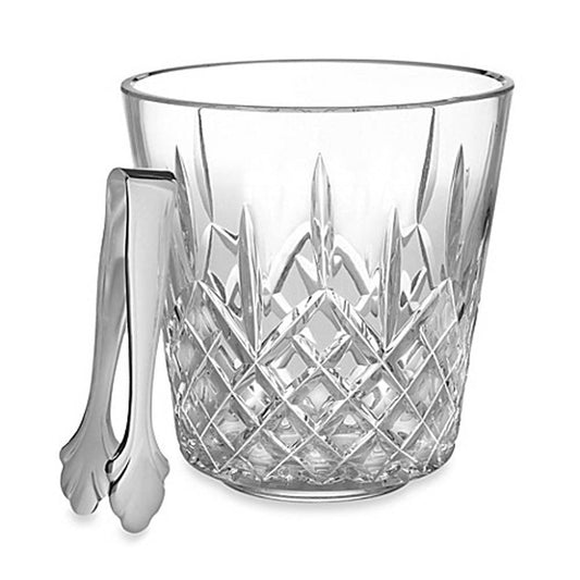 Lismore Ice Bucket with Tongs by Waterford