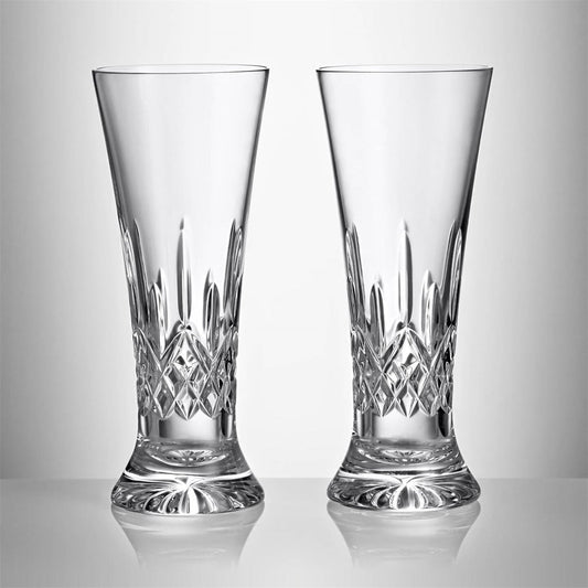 Lismore Pilsner/Tall Beverage Glasses - Pair by Waterford