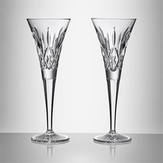 Lismore Toasting 170 ml Flute, Set of 2 by Waterford