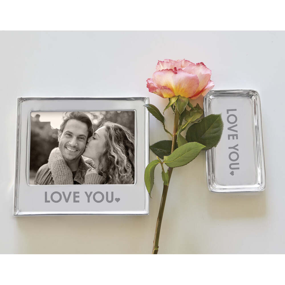 Love You. Signature Statement Tray by Mariposa Additional Image-2