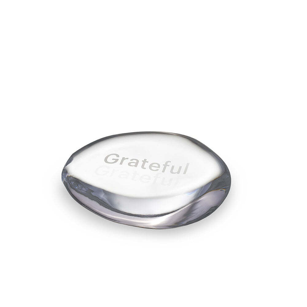 LoveYourBrain Intention Stone - GRATEFUL by Simon Pearce