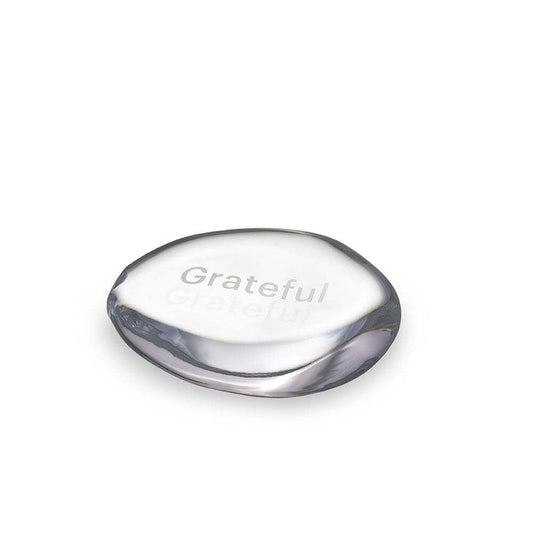 LoveYourBrain Intention Stone - GRATEFUL by Simon Pearce