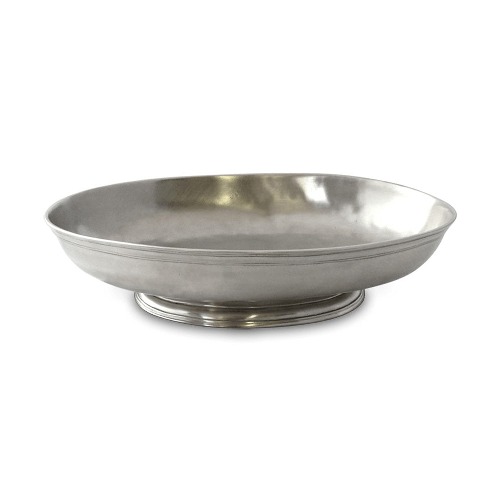 Low Oval Footed Centerpiece by Match Pewter