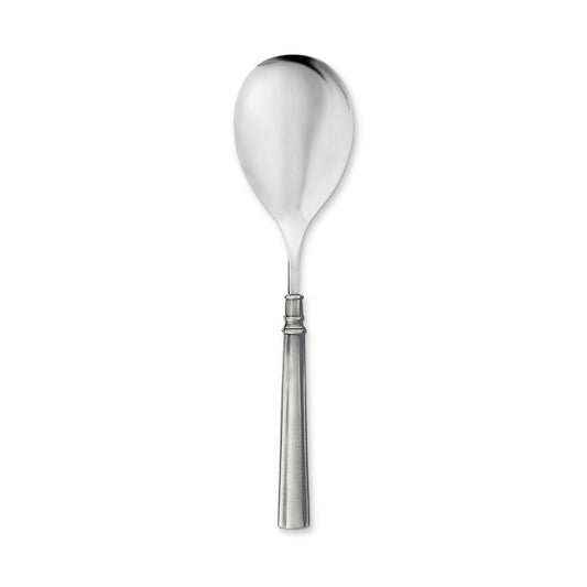 Lucia Wide Serving Spoon by Match Pewter