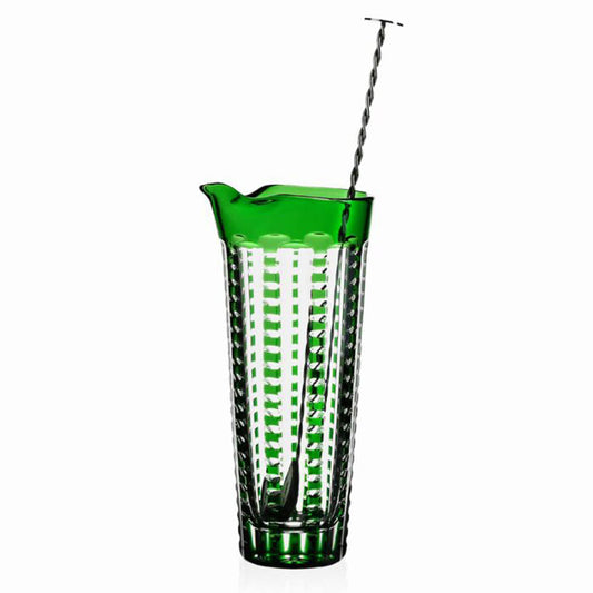 Lulu Emerald Martini Mixer & Stirrer by William Yeoward Crystal