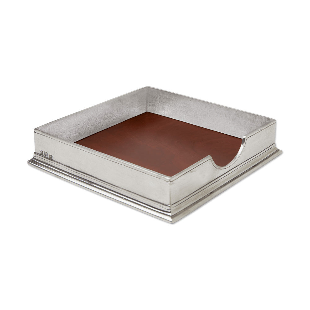 Luncheon Napkin Box by Match Pewter Additional Image 3
