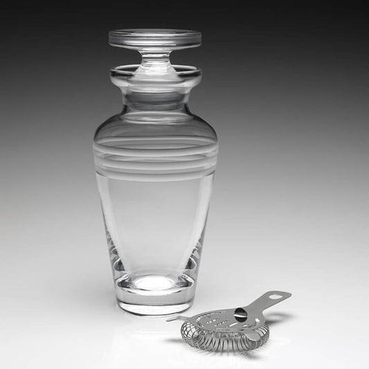 Madison Cocktail Shaker and Strainer by William Yeoward American Bar