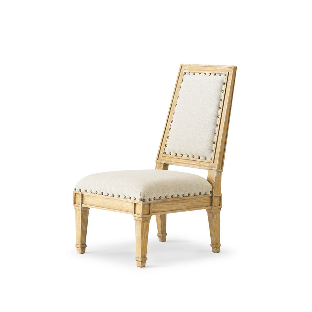 Madison Slipper Chair (Denim Velvet) by Bunny Williams Home Additional Image - 1