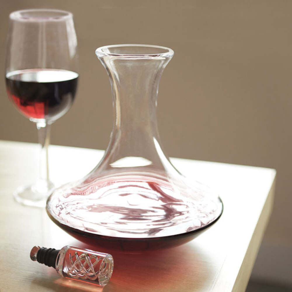 Madison Wine Decanter by Simon Pearce Additional Image-2