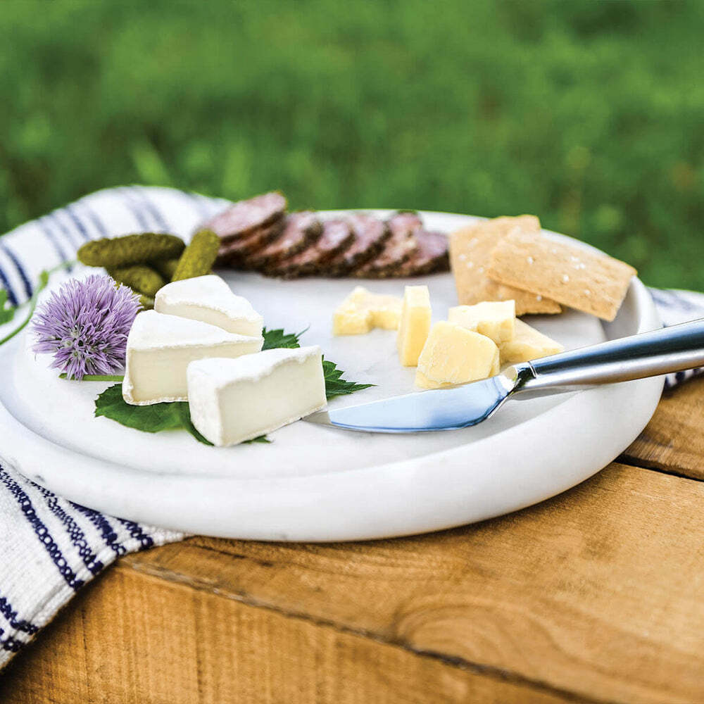 Marble Cheese Board - White by Simon Pearce Additional Image-3