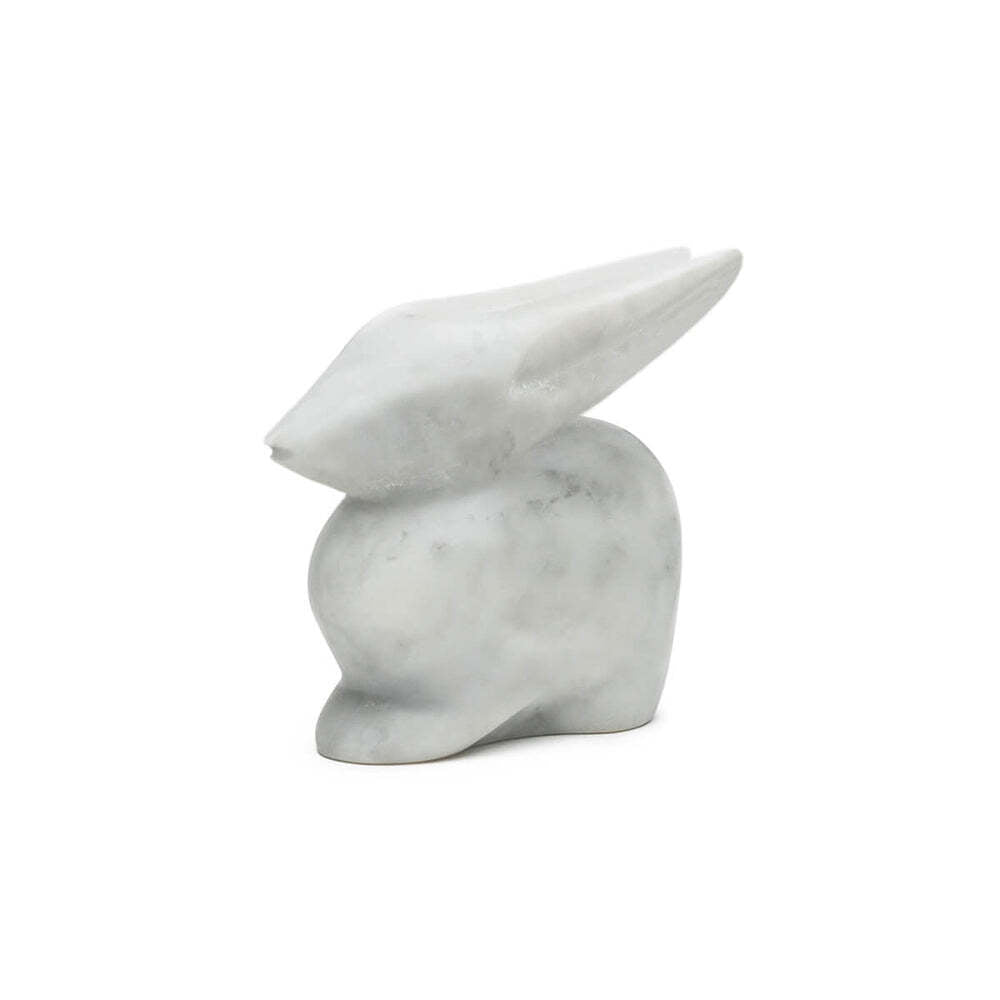 Marble Rabbit - White by Simon Pearce