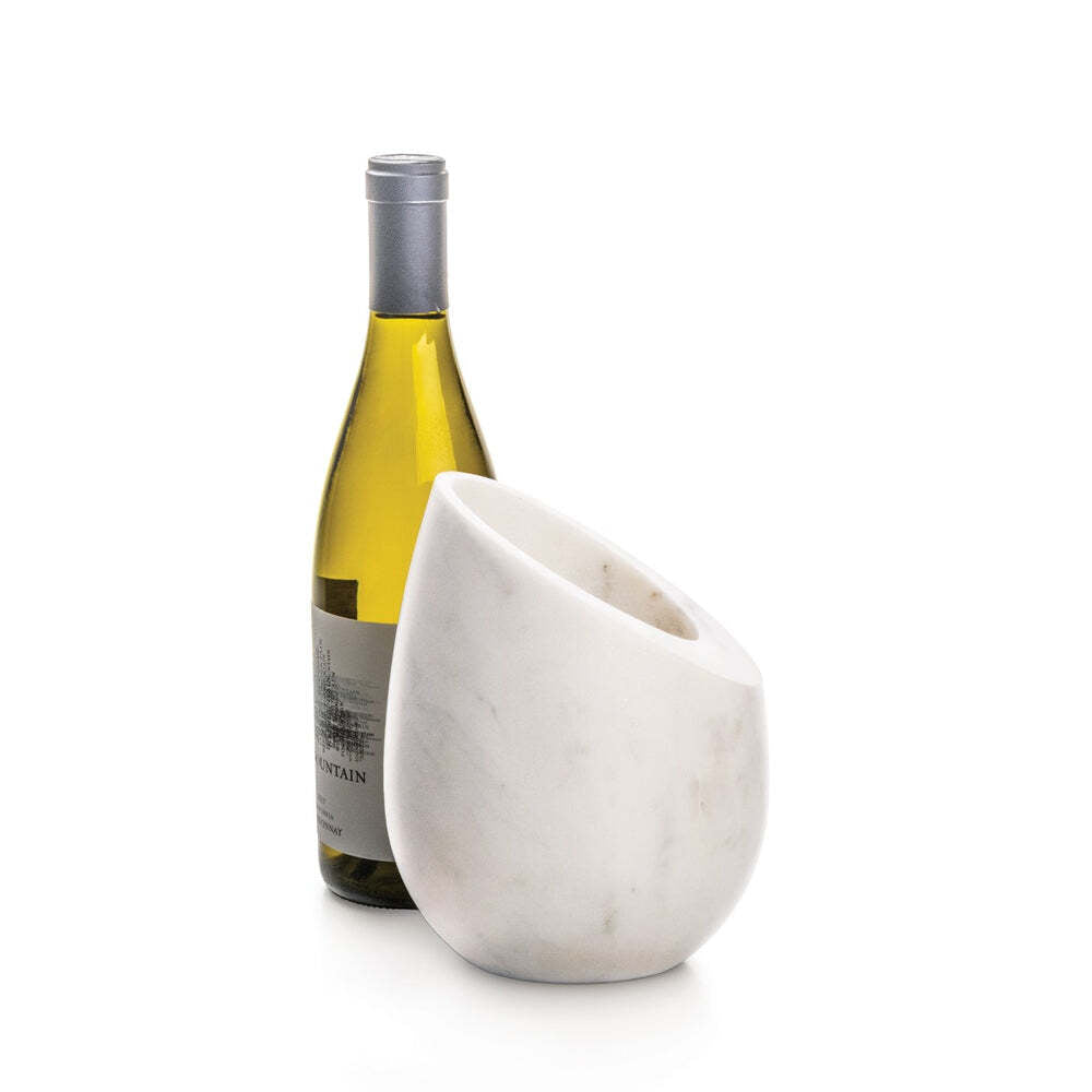 Marble Wine Chiller - White by Simon Pearce Additional Image-3