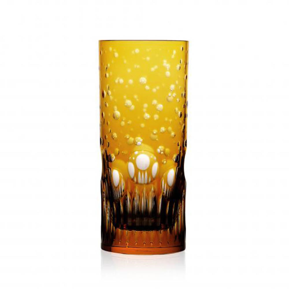 Milano Amber Highball by Varga Crystal