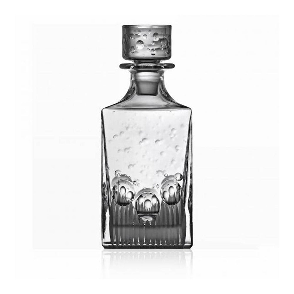 Milano Clear Whiskey Decanter - 0.75 Liter by Varga Crystal