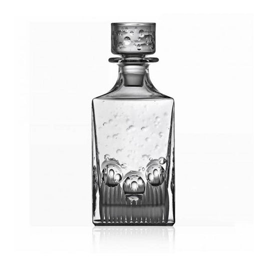 Milano Clear Whiskey Decanter - 0.75 Liter by Varga Crystal