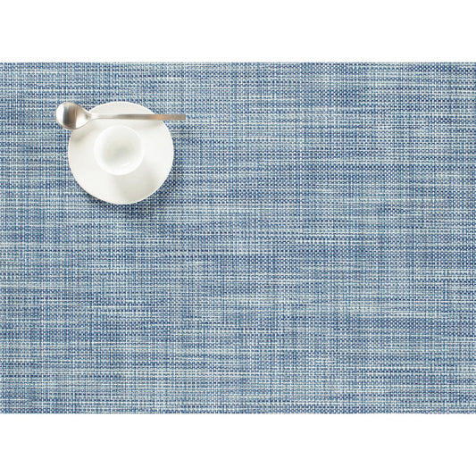 Mini Basketweave Chambray Rectangle Placemats by Chilewich