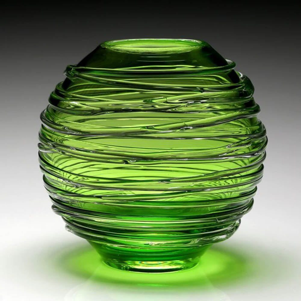 Miranda Globe Vase Citrine 6" / 15cm by William Yeoward Additional Image - 1