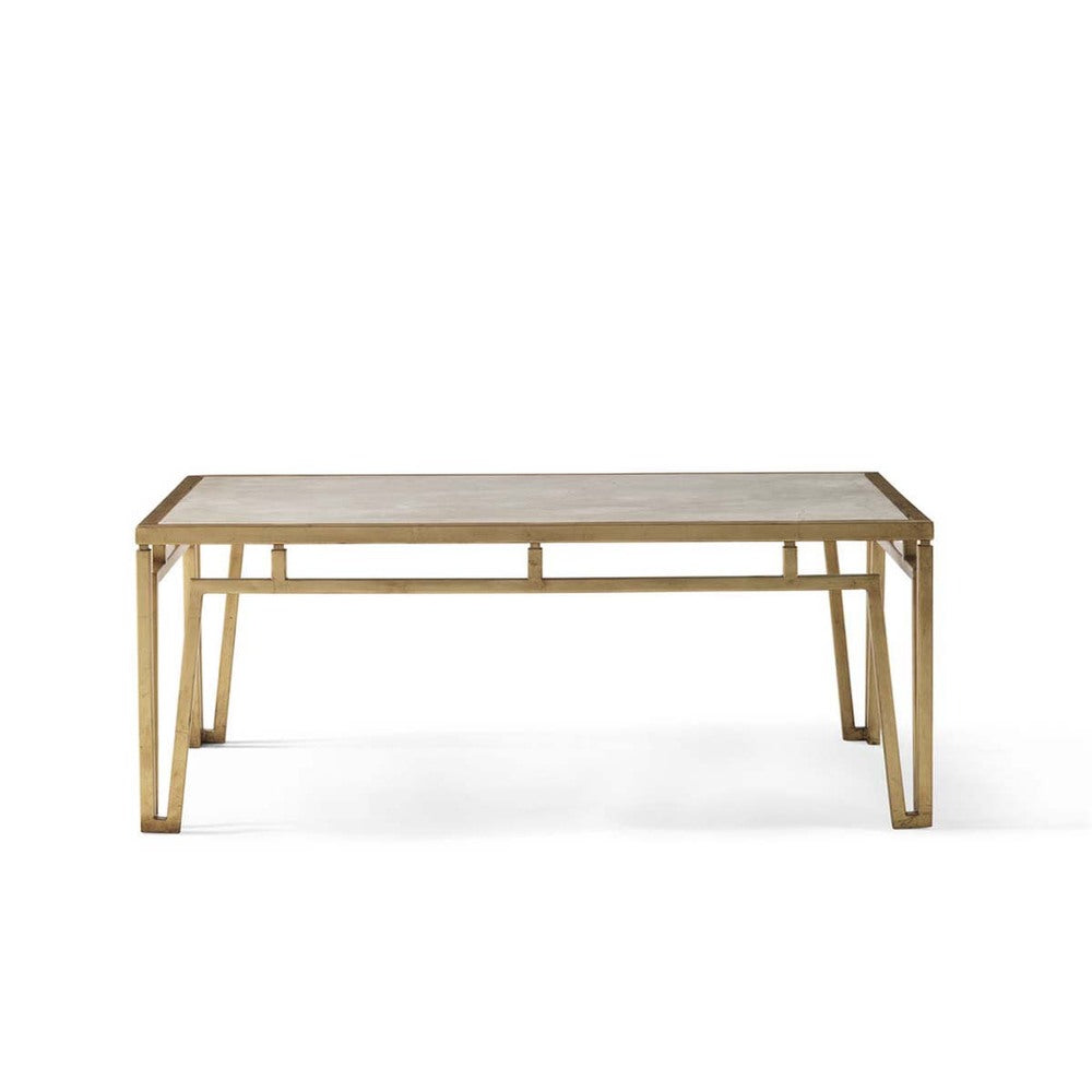 Modern Marble Coffee Table Gold By Bunny Williams Home Additional Image - 2