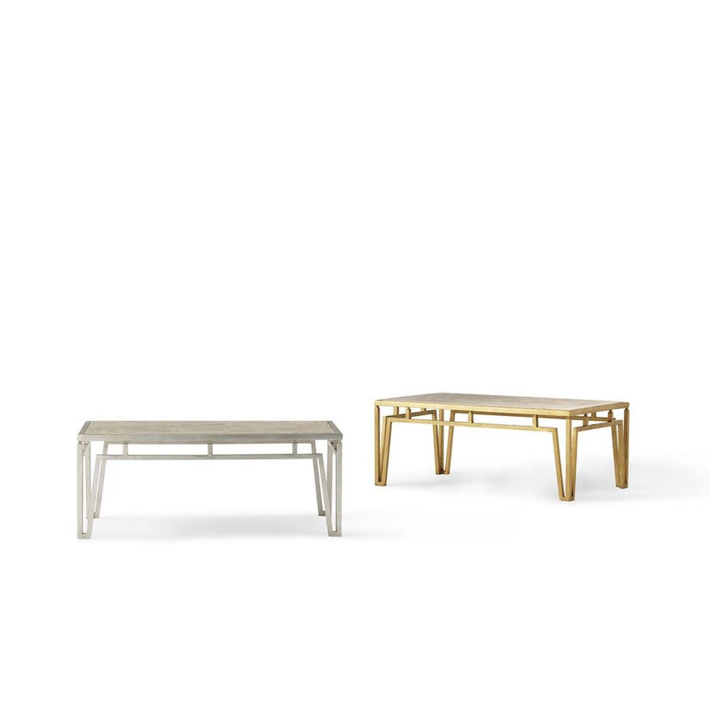 Modern Marble Coffee Table Gold By Bunny Williams Home Additional Image - 5
