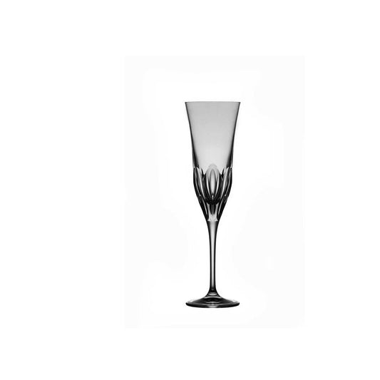 Nouveau Greenwich Champagne Flute by Varga Crystal