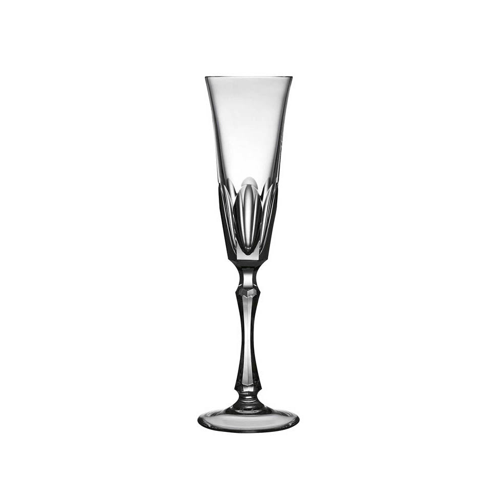 Nouveau Simplicity Champagne Flute by Varga Crystal