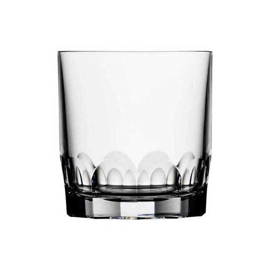 Nouveau Simplicity Double Old Fashioned Glass by Varga Crystal