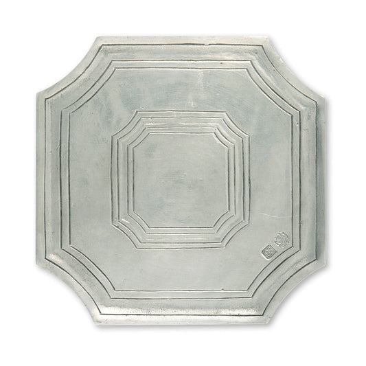 Octagonal Bottle Coaster by Match Pewter