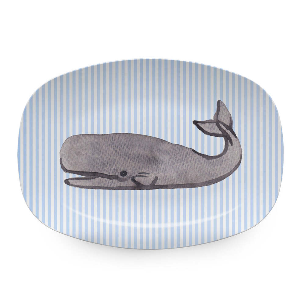 Oh Whaley Platter by Mariposa