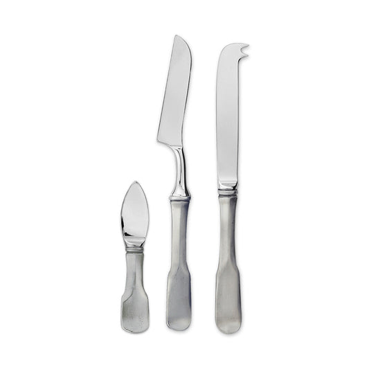 Olivia Cheese Knife Set by Match Pewter