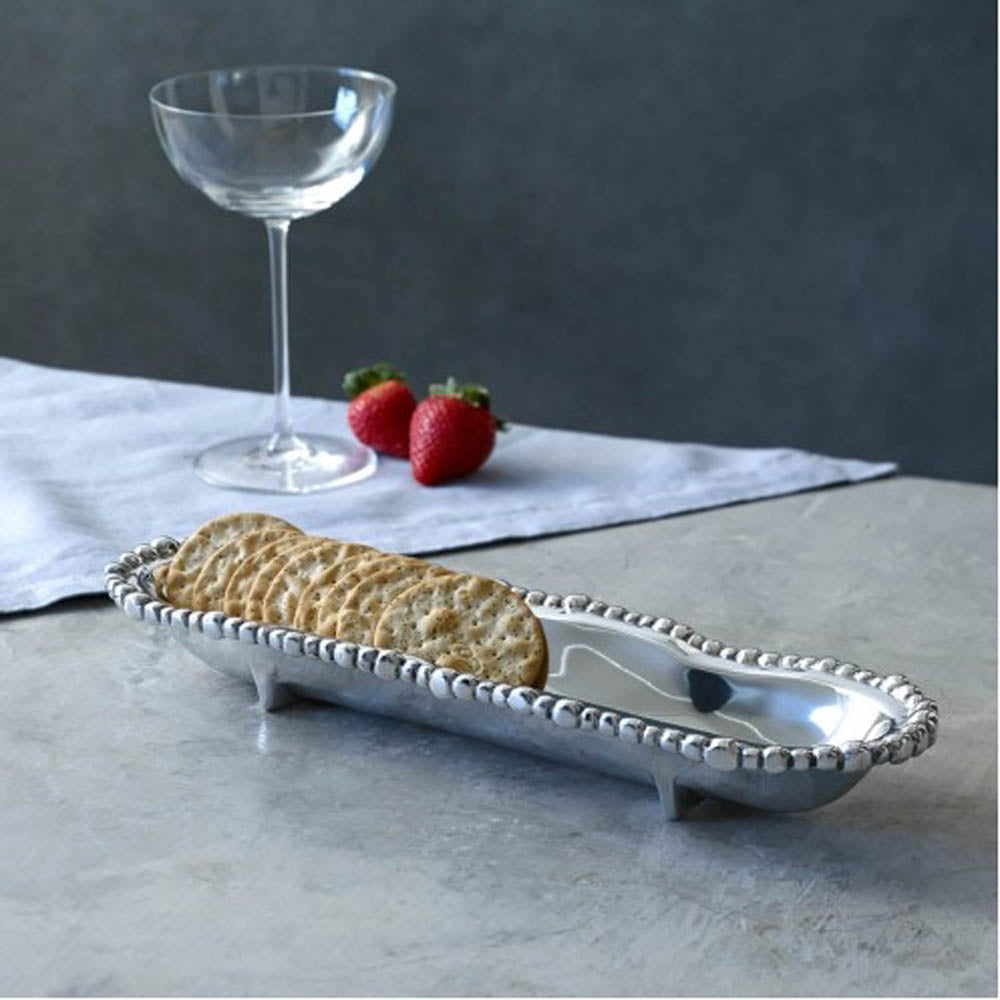 Organic Pearl Cracker Tray by Beatriz Ball