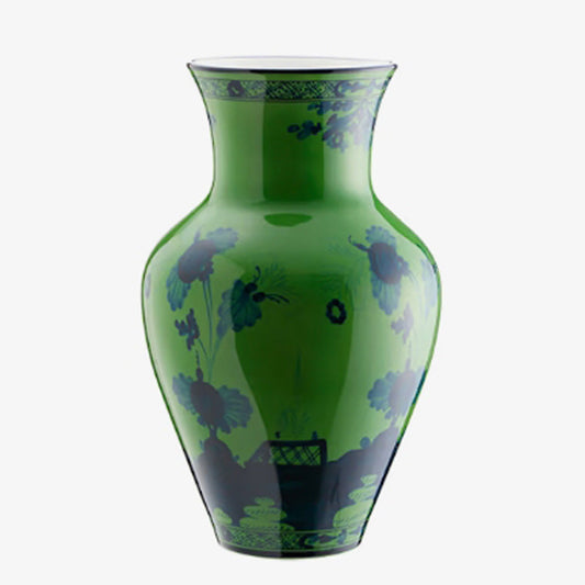 Oriente Italia Malachite Large Vase by Richard Ginori