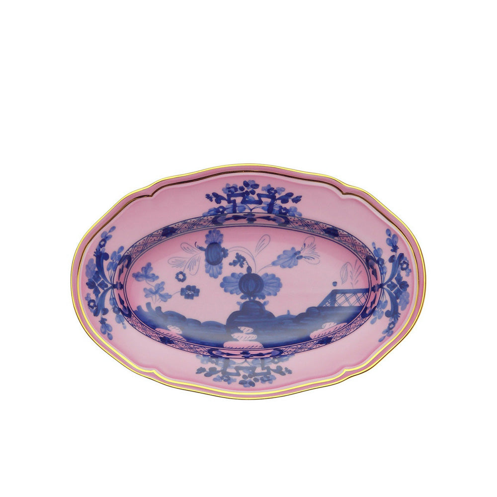 Oriente Italiano Azalea Pickle Dish by Richard Ginori