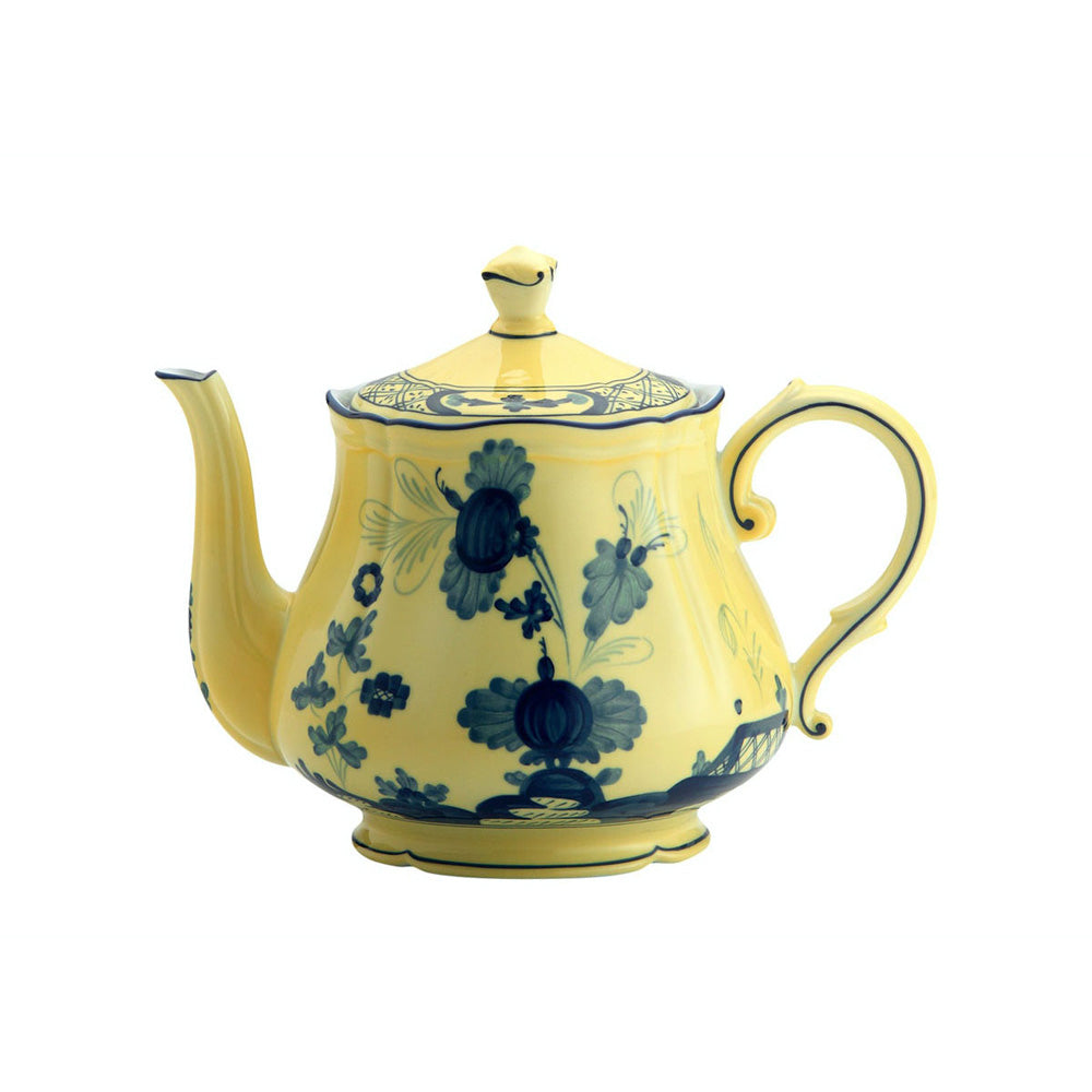 Oriente Italiano Citrino Teapot with Cover by Richard Ginori