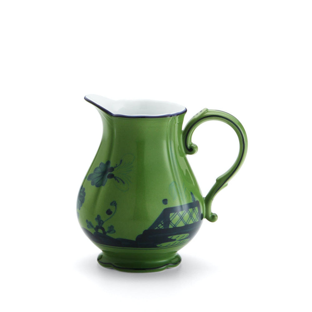 Oriente Italiano Malachite Milk Jug by Richard Ginori