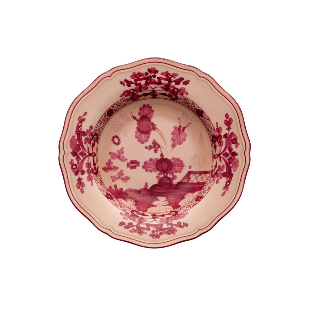 Oriente Italiano Vermiglio Soup Plate by Richard Ginori