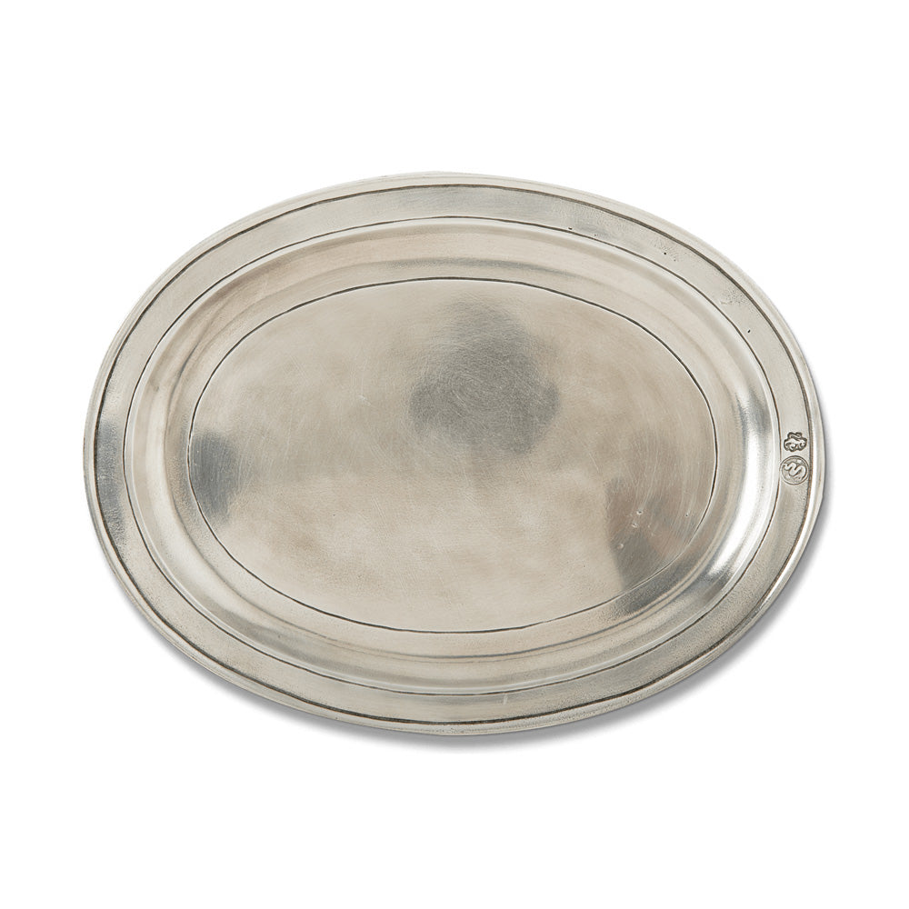 Oval Incised Tray by Match Pewter Additional Image 2